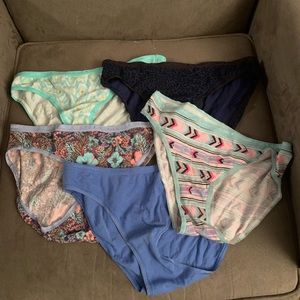 Lot of 5 Victoria’s Secret Bikini Cut Undies